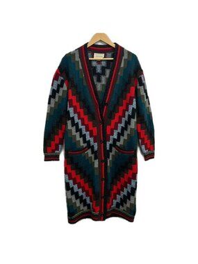 Gucci Cardigan Blue Green Black Multi M
